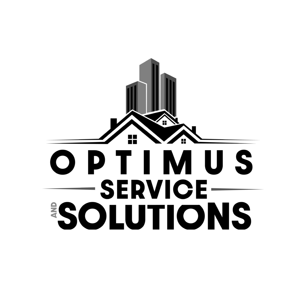 Grey scale logo | Optimus Service and Solutions